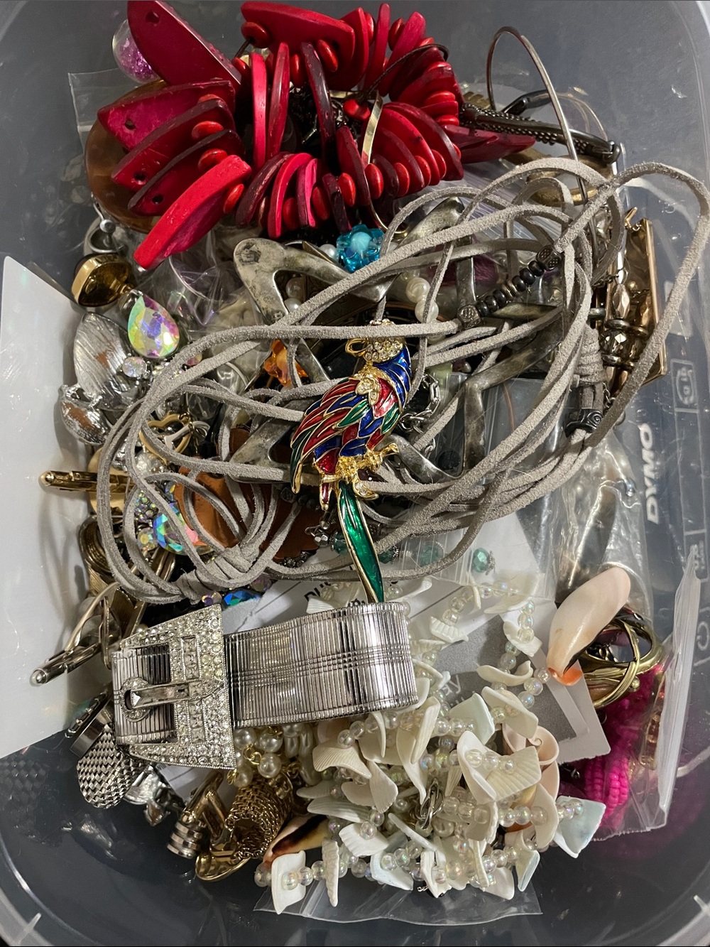 5 Pounds of Broken Costume Jewelry Lot #5